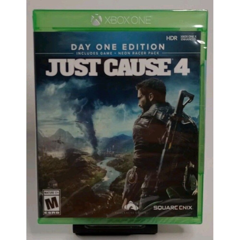 Just Cause 4 (Xbox One) Day One Edition Game + Neon Racer Pack Brand New Sealed.